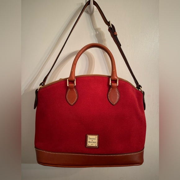 Dooney & Bourke Handbags - Dooney and Bourke red suede purse